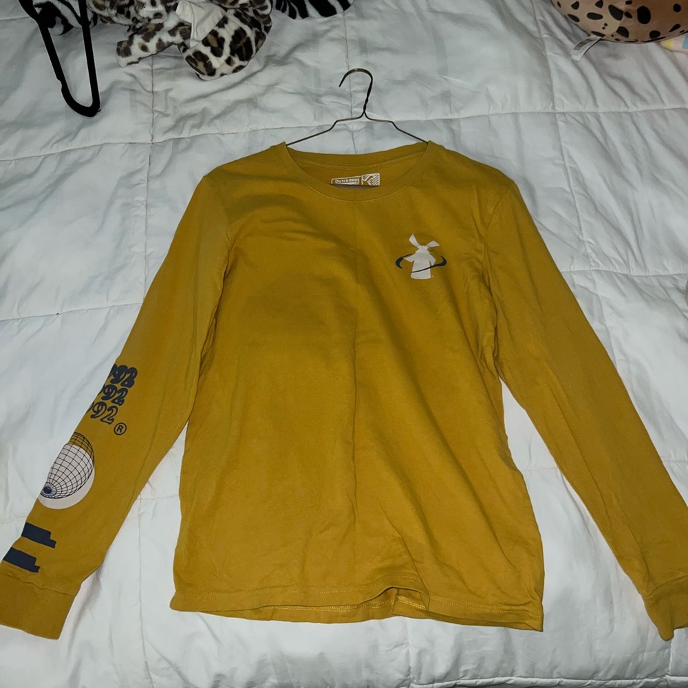 Mustard Dutch Bros Long Sleeve Shirt